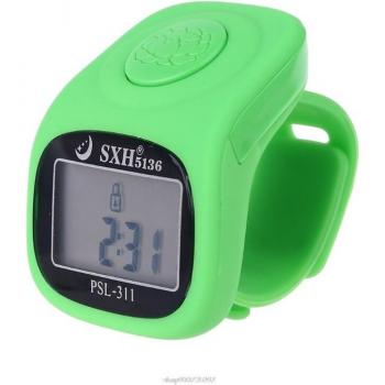 Prière LED Counter 6‑Channel, 8‑Mode – Anneau en Silicone
