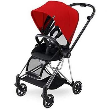 Sedile MIOS in stile moderno, telaio cromato, ruote bianche