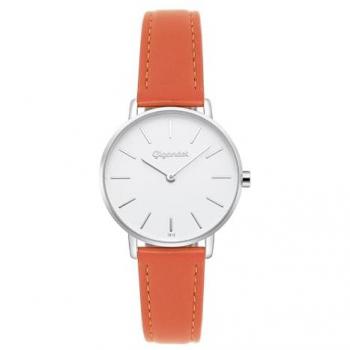 Gigandet G36013 Femmes Analog Watch – japanisches Quarz, Lederarmband in Orange