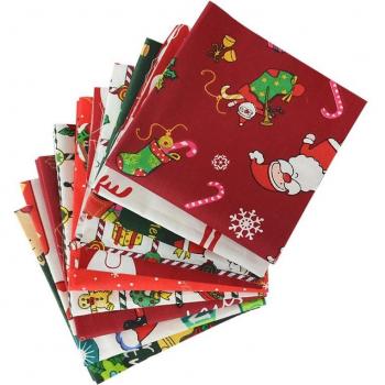 Accesorios Bricolaje Navideño – 10 Unidades de Tejido Hábil