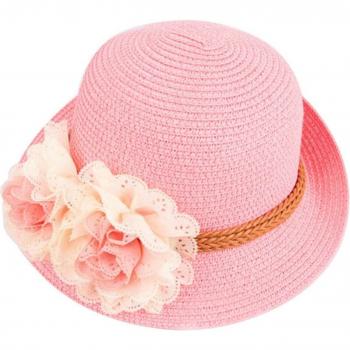 Handmade Straw Sunbonnet for Children