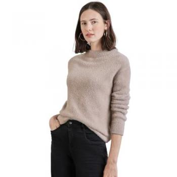 Pull Beige à Plumes Street One Femme 42