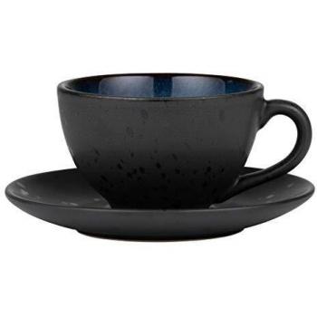 Bitz Untertasse Gastro schwarz/dunkelblau, 2-tlg
