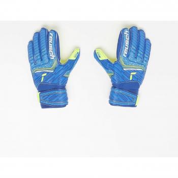 Guanti Reusch Attrack Blu per Calcio Ragazzi Taglia 5