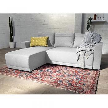 Pilea Ecksofa mit Schlaffunktion und beidseitiger Montage in Grau