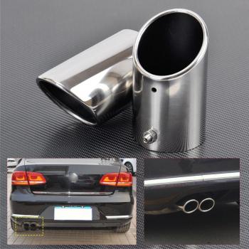 DWCX 2x Stainless Steel Tailpipe Tip for VW Passat B6 2006, CC 2006, EOS 2006