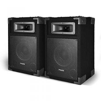 Paire d'enceintes 8 20cm 2x180W Bassreflex IBIZA STAR8B