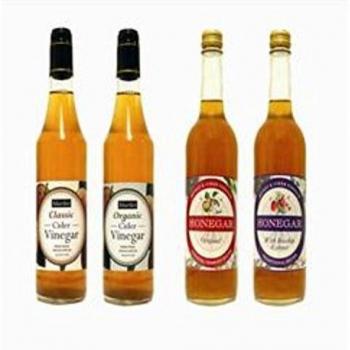Honegar Honey & Cider Vinegar, 500ml (Pack of 6)