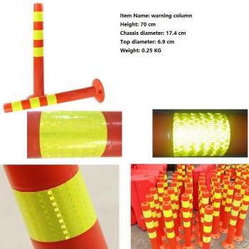 70cm Plastic Warning Cone for Road Crossings