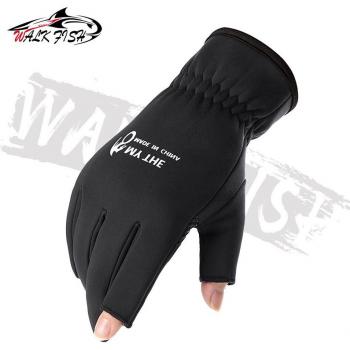 Winter Angeln Fahrrad Handschuh mit Finger, wasserdichte Unterhose