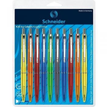Schneider K20 Icy Colours Kugelschreiber M blau 5er Blisterkarte