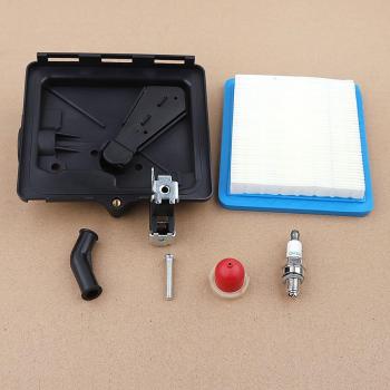 Lawnmower Air Filter Cleaner Primer Base Spark Plug for Briggs Stratton Models 795259 790845 792040 691753 496116