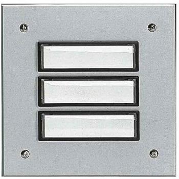 ETA 805 EV1 Silver Anodized Push Button Door Panel