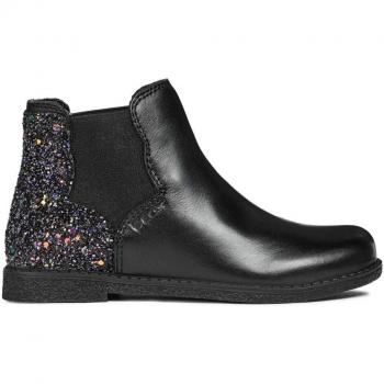 Geox J Shawntel, Botas Chelsea Niñas, Color Negro, Talla 29