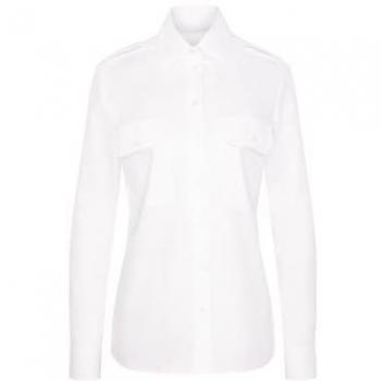 Kurzarm‑Hemdbluse 1/1 Kragen – Uni