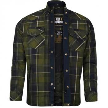 Bores Camicia Moto Lumberjack 3XL Nero Bianco Verde