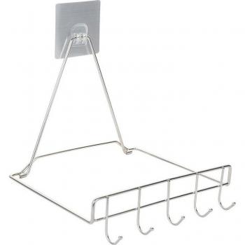Organisateur de salle de bain avec porte-serviettes intégré