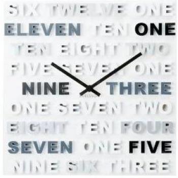Karlsson One‑Two‑Three Grey Clocks
