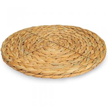 Dessous de verre en rotin naturel, 4 pièces, napperon pour table à manger