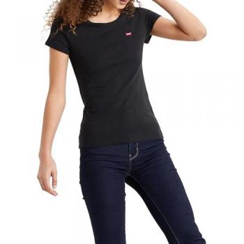 Levi's® T-Shirt Set Mini-Logo für Damen, Schwarz, 2 Stück