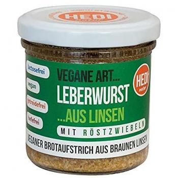 HEDI Vegane Art.. Leberwurst mit Röstzwiebeln, 140g