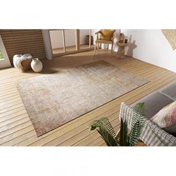 Outdoor/Indoor Orange Gizeh Carpet – 120 cm × 170 cm