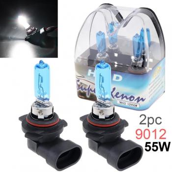 2pcs H8 H9 H10 H11 9005 9006 9012 12V 6000K Bulbs