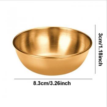 Mini Stainless Steel Appetizer Plate