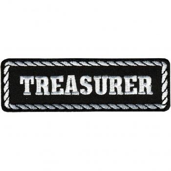 Tesorero Oficial Moto Club Patch
