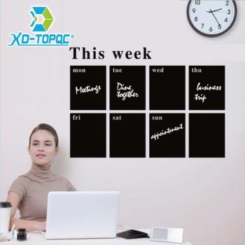 Removable Blackboard Stickers for Weekly Notes