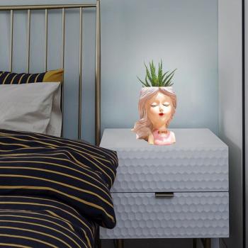 Maceta Mosaico Floral Mujer