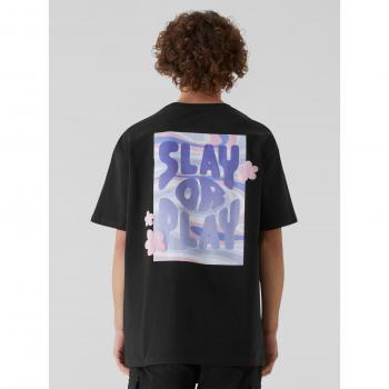 T-shirt Homme Lost Youth Slay Or Play Noir 2XL