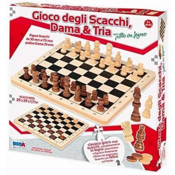 Rs Toys Schach und Dame Spiel 29 X 29 cm