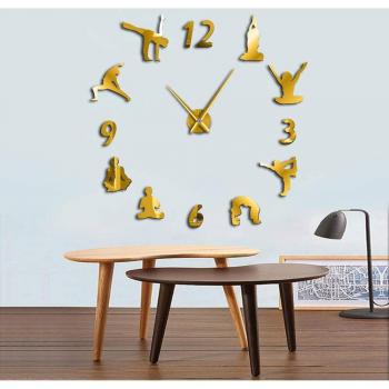 Décor Moderne Horloge Miroir