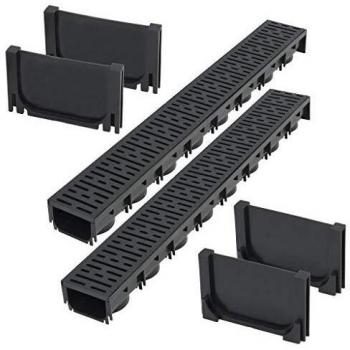 VidaXL Drainage Channel 2 m Plastic