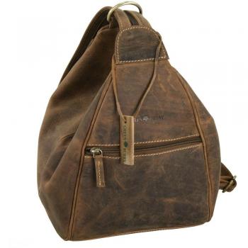Greenburry Timeless Leather Backpack 26 cm Brown