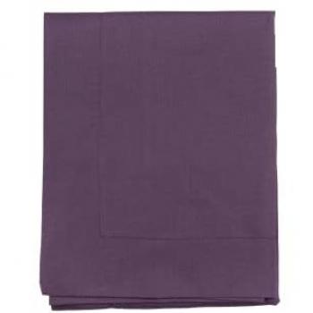 Drap housse en coton Alabama Violet Aubergine