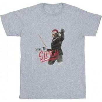 Camiseta Masculina The Witcher: Aquí para Deslumbrar de Netflix