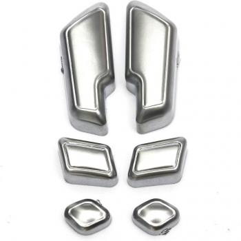6Pcs Chrome Seat Adjust Buttons for Mercedes-Benz E Class