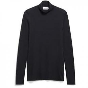 Armedangels Damen Shirt Grazilianaa Soft Schwarz, L-Variante