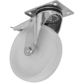 Sealey Heavy Duty Nylon Castor Wheel Swivel with Total Lock 100mm
