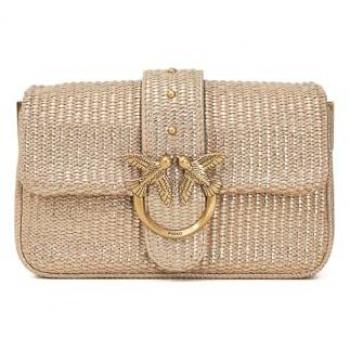 Carcaj Elegante Pinko Rosado Dorado Talla OS