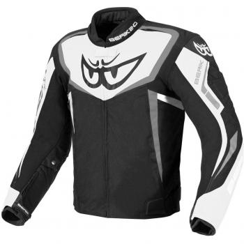 Berik Bad Eye Giacca Moto Tessera Imbottita Nero-Bianco 52