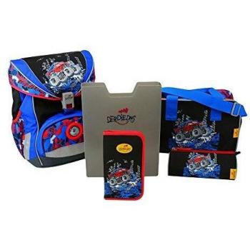 ErgoFlex Schulranzen-Set – 5‑teilige Ergonomie‑Rucksäcke für Grundschule (Komfortgrip)