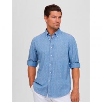 Camicia a maniche lunghe JAP Flow Print Dark Stone Wash – XL