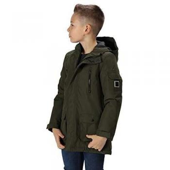 Regatta Parka junior KELBY imperméable Dark Khaki XS