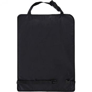 Protector de asiento trasero de tela Oxford negra