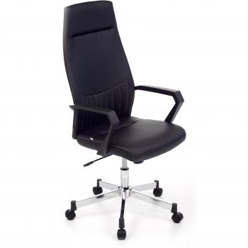 Office Chair Sake Nera in Similpelle – 56×58×120 cm