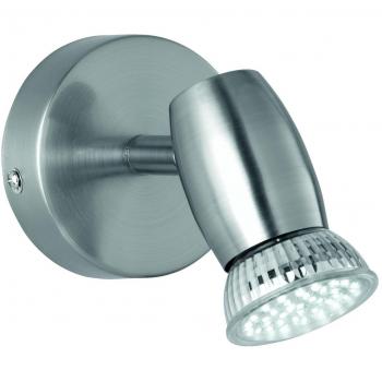 Trio Lichtpunkt GU10 – 2,5 W, Ø 8 cm, Nickel Matt