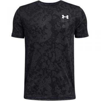 Camiseta Under Armour Tech Vent Geode para Meninos Preta